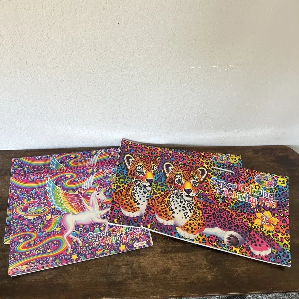 Lisa Frank leopard ones